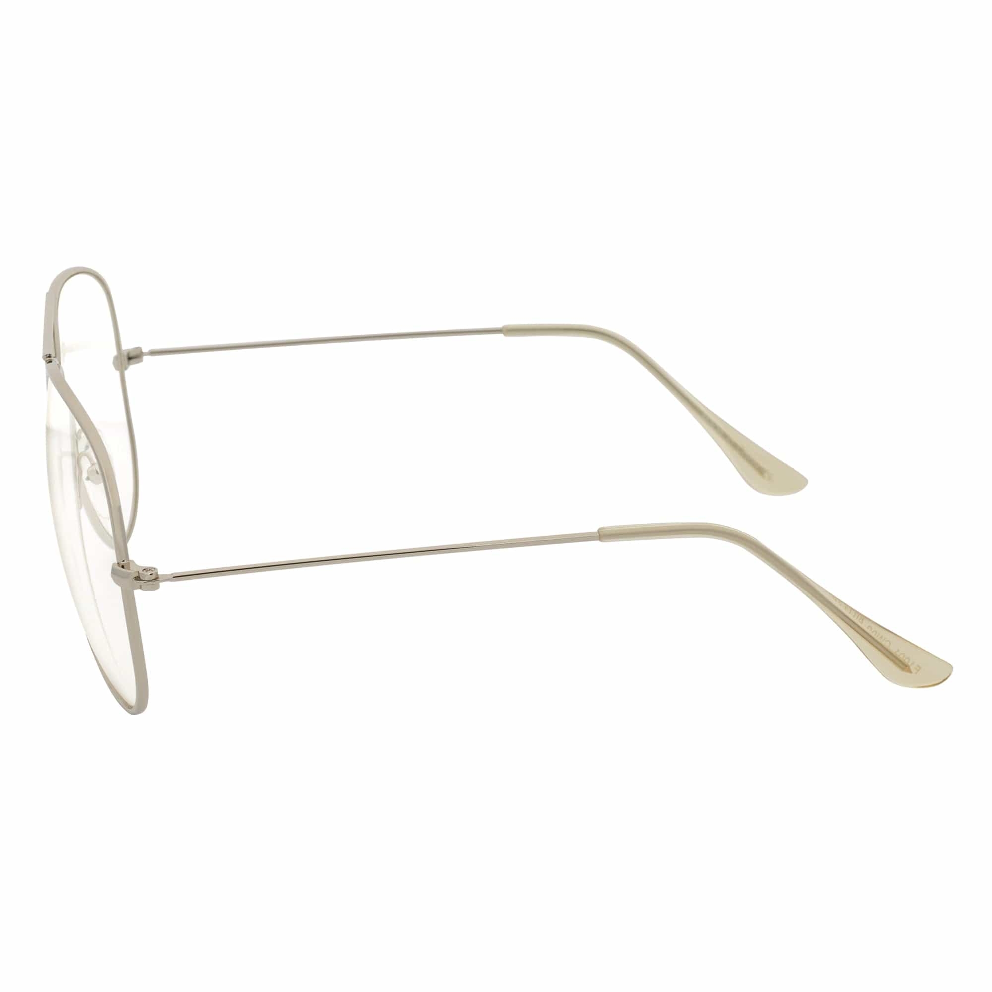 COOPER Aviator Blue Light Glasses | Silver Metal Frame
