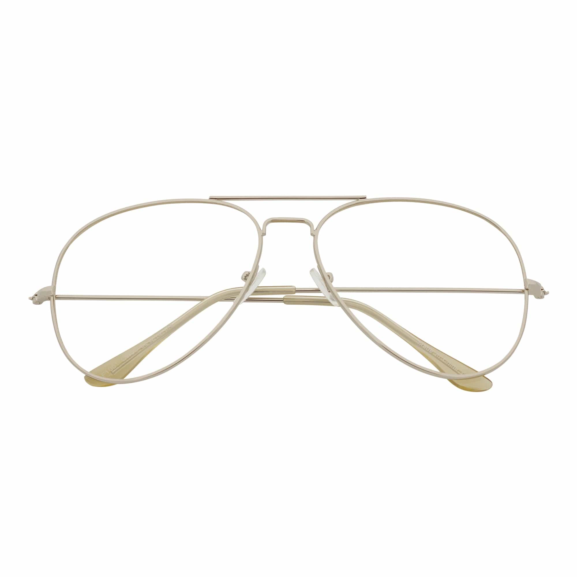COOPER Aviator Blue Light Glasses | Silver Metal Frame