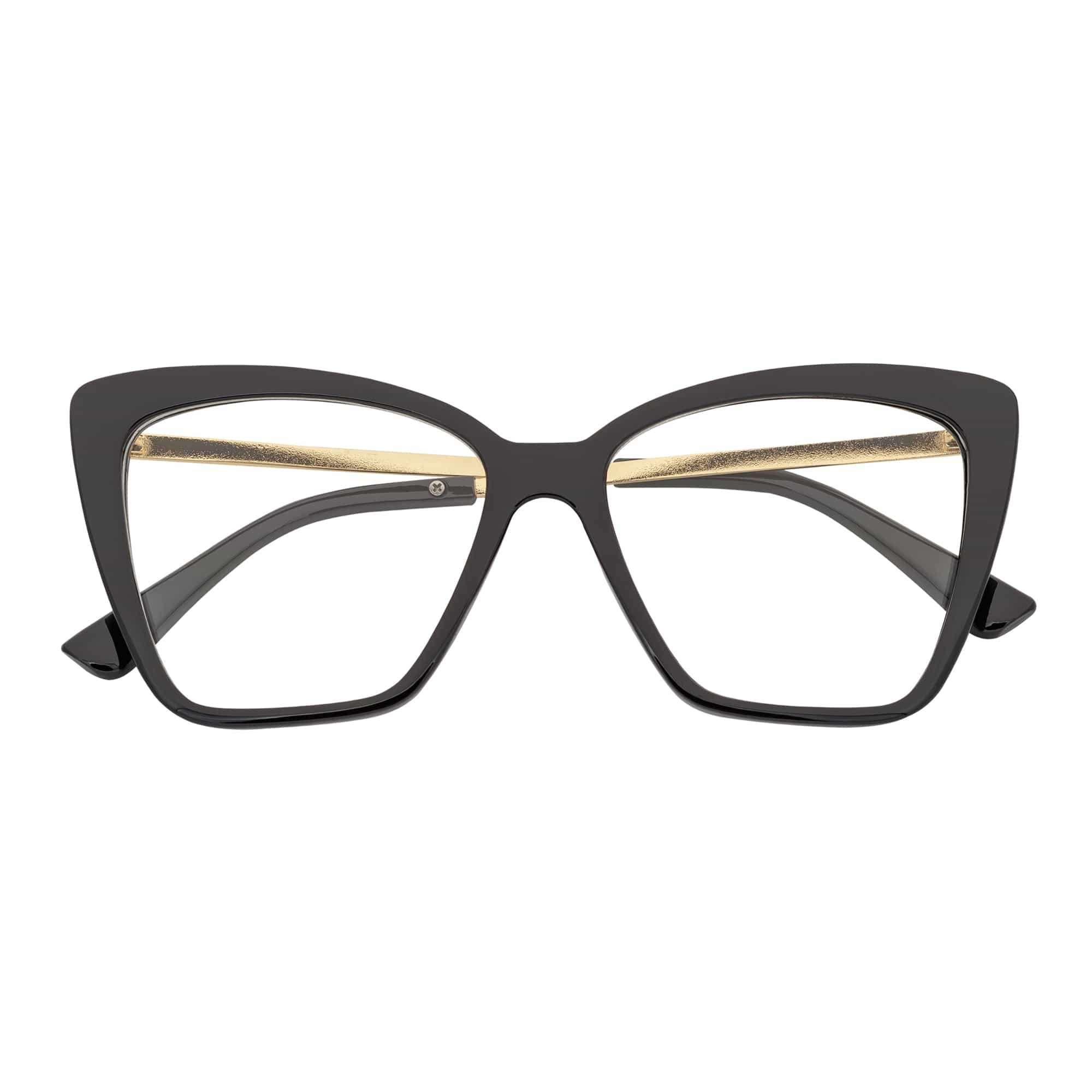 KATE Oversize Cat Eye Blue Light Glasses | Gloss Black