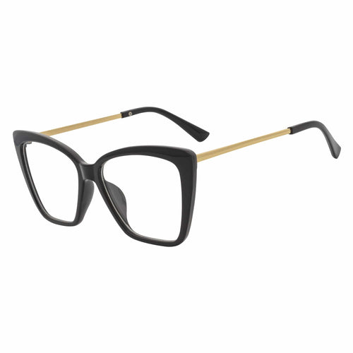 KATE Oversize Cat Eye Blue Light Glasses | Gloss Black