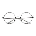 SCHOLAR Classic Round Blue Light Glasses | Black Metal Frame